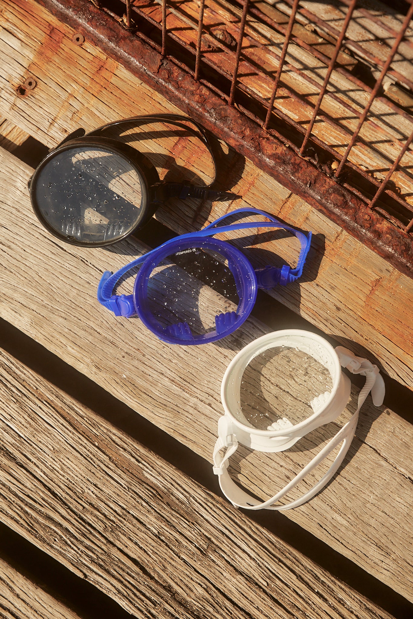 Vintage Dive Mask - Cobalt Blue