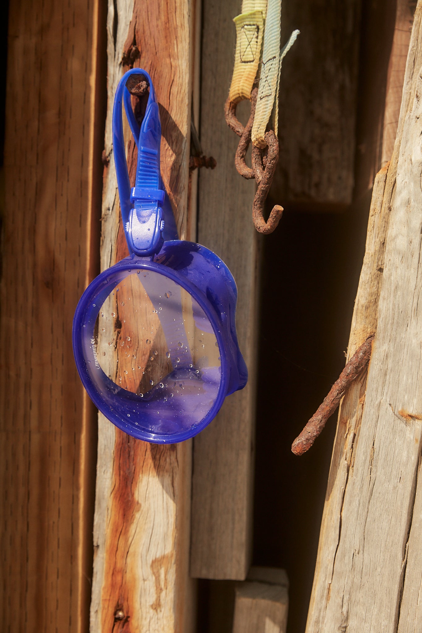 Vintage Dive Mask - Cobalt Blue