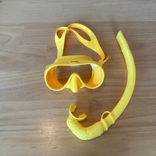 Kids Sublime Snorkel Set - Yellow