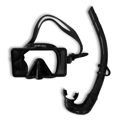 Retro Snorkel Set - Black