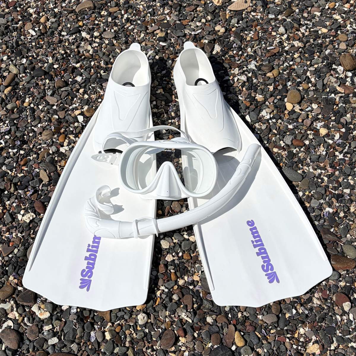 Sublime Essential Snorkel Set - White